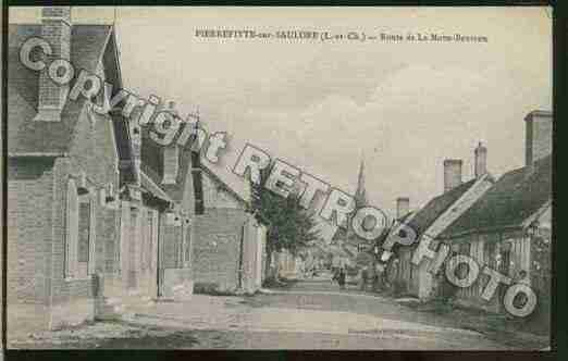 Ville de PIERREFITTESURSAULDRE Carte postale ancienne