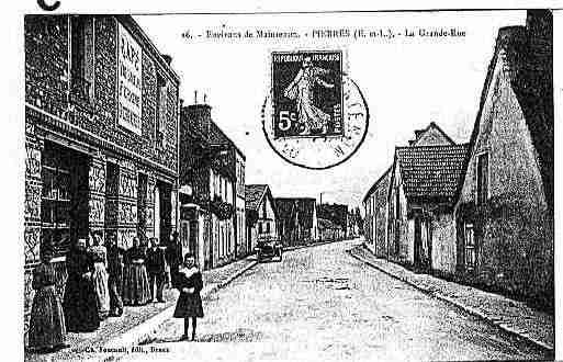 Ville de PIERRES Carte postale ancienne