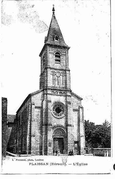 Ville de PLAISSAN Carte postale ancienne