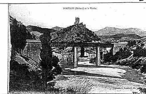 Ville de PONTAIX Carte postale ancienne