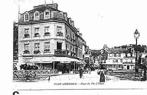 Ville de PONTAUDEMER Carte postale ancienne