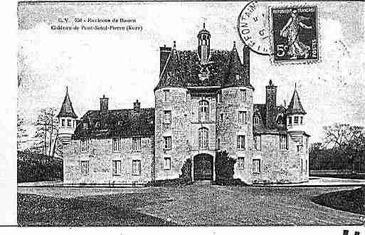 Ville de PONTAUDEMER Carte postale ancienne