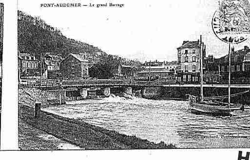 Ville de PONTAUDEMER Carte postale ancienne