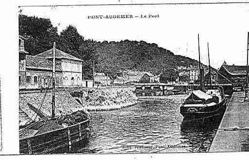 Ville de PONTAUDEMER Carte postale ancienne