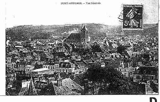 Ville de PONTAUDEMER Carte postale ancienne