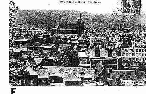 Ville de PONTAUDEMER Carte postale ancienne