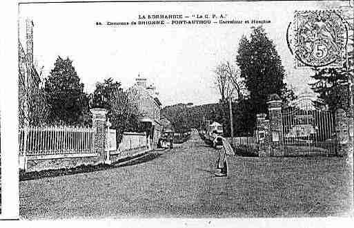 Ville de PONTAUTHOU Carte postale ancienne