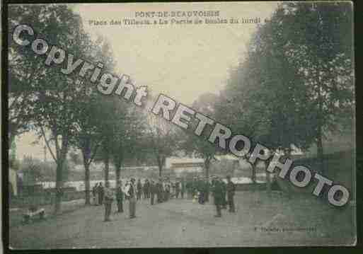 Ville de PONTDEBEAUVOISIN(LE) Carte postale ancienne