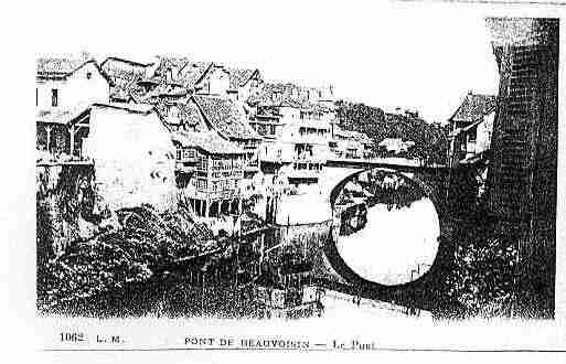Ville de PONTDEBEAUVOISIN(LE) Carte postale ancienne