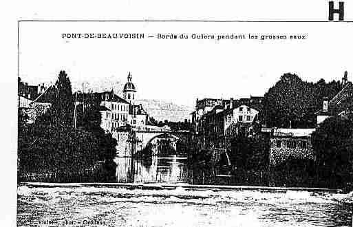 Ville de PONTDEBEAUVOISIN(LE) Carte postale ancienne