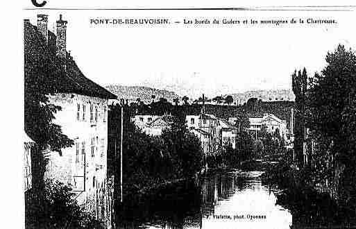 Ville de PONTDEBEAUVOISIN(LE) Carte postale ancienne