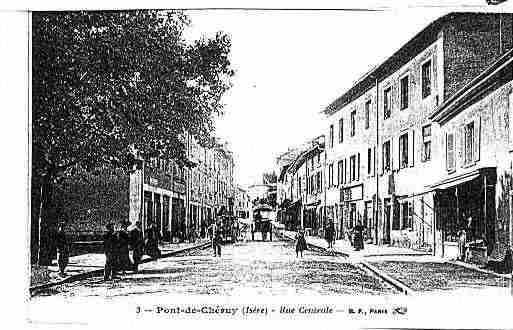 Ville de PONTDECHERUY Carte postale ancienne