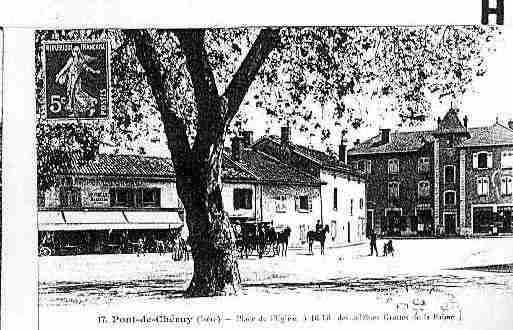 Ville de PONTDECHERUY Carte postale ancienne