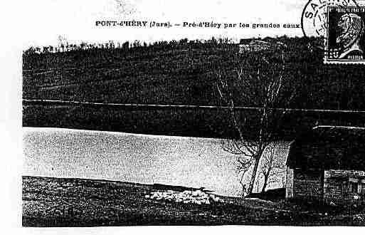 Ville de PONTD\'HERY Carte postale ancienne