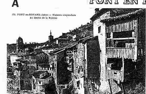 Ville de PONTENROYANS Carte postale ancienne