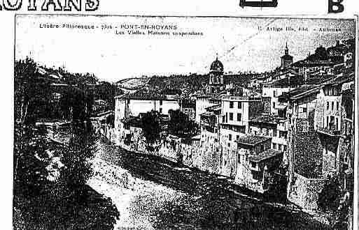 Ville de PONTENROYANS Carte postale ancienne
