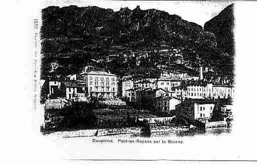 Ville de PONTENROYANS Carte postale ancienne