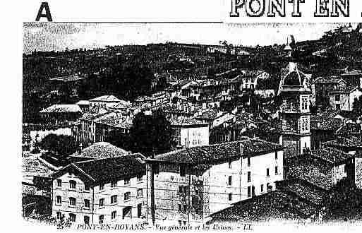 Ville de PONTENROYANS Carte postale ancienne