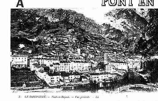 Ville de PONTENROYANS Carte postale ancienne