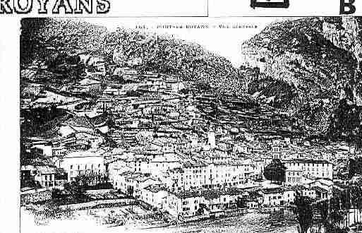 Ville de PONTENROYANS Carte postale ancienne