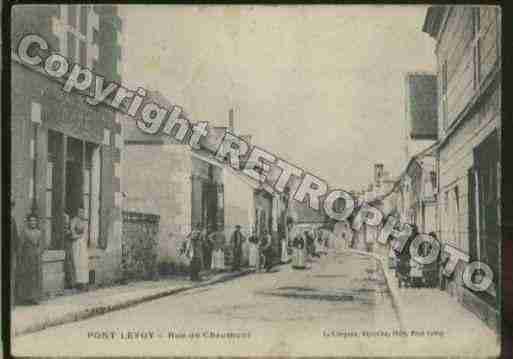 Ville de PONTLEVOY Carte postale ancienne