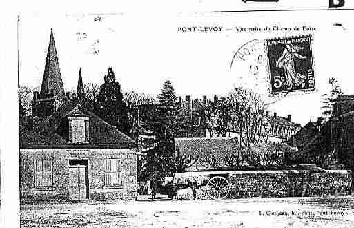 Ville de PONTLEVOY Carte postale ancienne