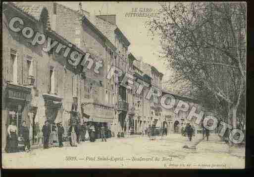 Ville de PONTSAINTESPRIT Carte postale ancienne