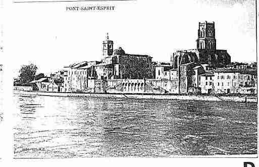 Ville de PONTSAINTESPRIT Carte postale ancienne