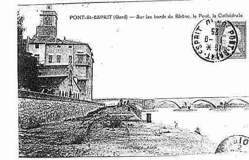 Ville de PONTSAINTESPRIT Carte postale ancienne