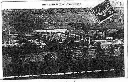 Ville de PONTSAINTPIERRE Carte postale ancienne Ville de PONTSAINTPIERRE Carte postale ancienne