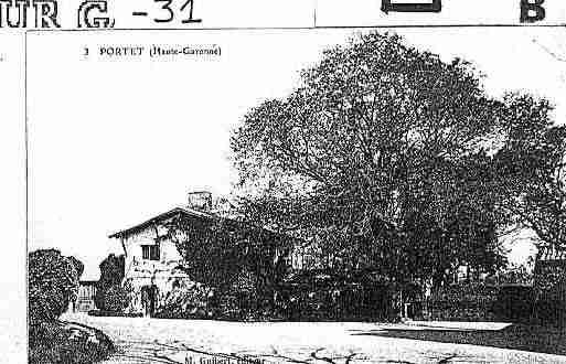 Ville de PORTETSURGARONNE Carte postale ancienne