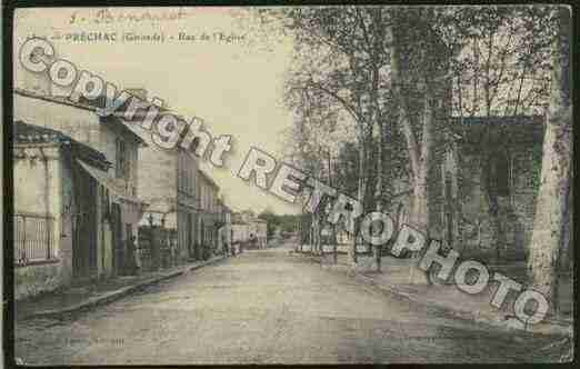 Ville de PRECHAC Carte postale ancienne