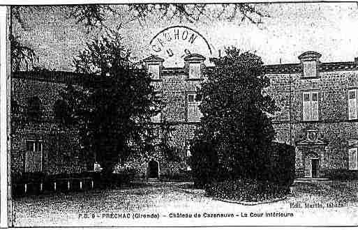 Ville de PRECHAC Carte postale ancienne