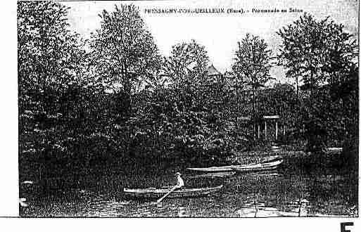 Ville de PRESSAGNYL\\\'ORGUEILLEUX Carte postale ancienne