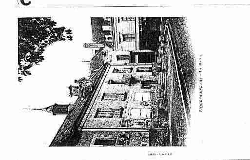 Ville de PREUILLYSURCLAISE Carte postale ancienne