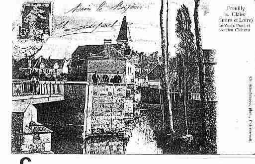 Ville de PREUILLYSURCLAISE Carte postale ancienne