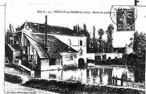 Ville de PREUILLYSURCLAISE Carte postale ancienne