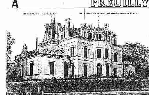 Ville de PREUILLYSURCLAISE Carte postale ancienne Ville de PREUILLYSURCLAISE Carte postale ancienne