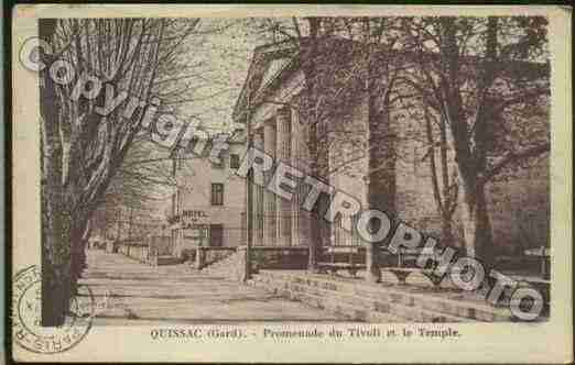 Ville de QUISSAC Carte postale ancienne