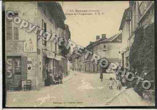 Ville de RAUZAN Carte postale ancienne