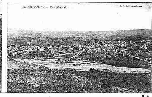 Ville de REMOULINS Carte postale ancienne