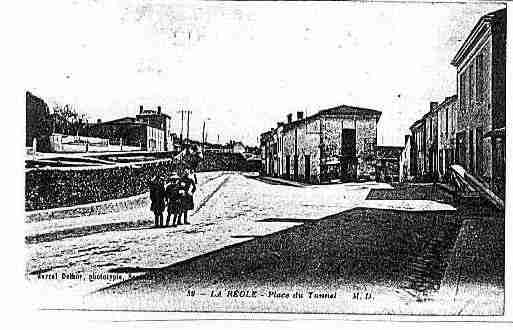 Ville de REOLE(LA) Carte postale ancienne