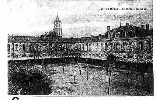 Ville de REOLE(LA) Carte postale ancienne