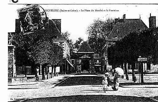 Ville de RICHELIEU Carte postale ancienne