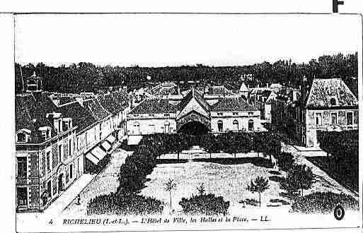 Ville de RICHELIEU Carte postale ancienne