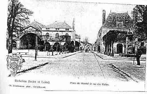 Ville de RICHELIEU Carte postale ancienne