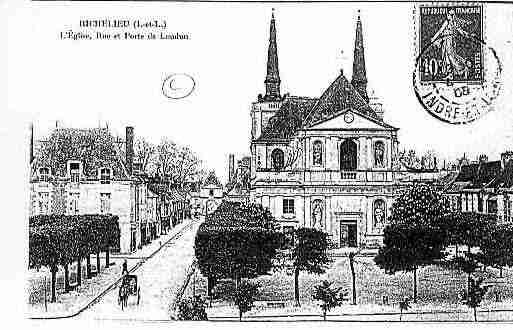 Ville de RICHELIEU Carte postale ancienne