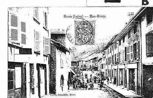 Ville de RIVES Carte postale ancienne