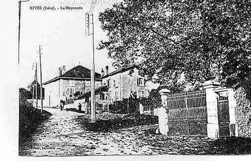 Ville de RIVES Carte postale ancienne
