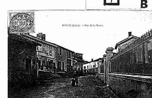 Ville de ROCHE Carte postale ancienne